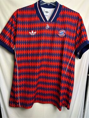 adidas FC Bayern Munich LFSTLR Jersey - Red and Blue